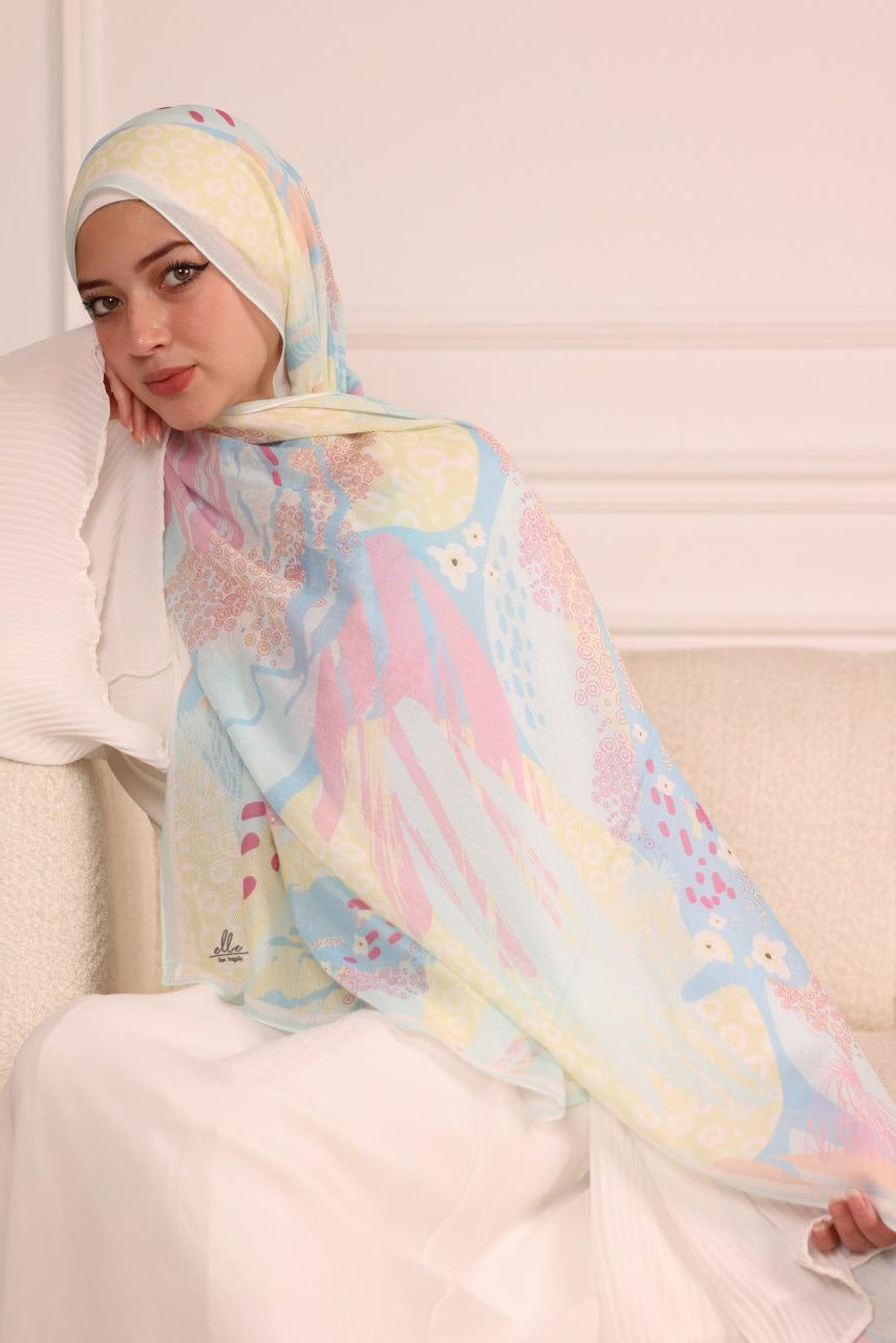 Kuwaiti Printed Scarf 2