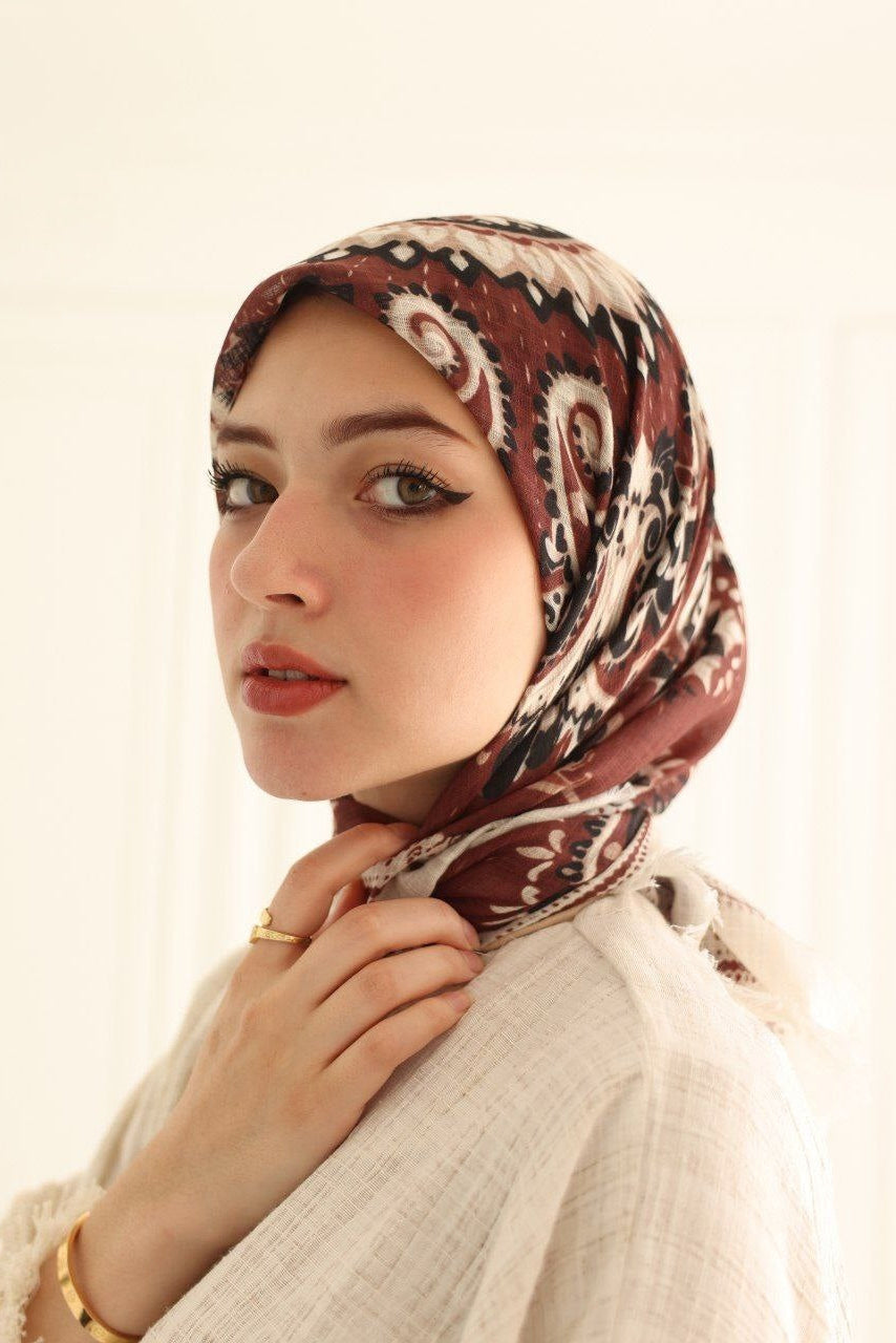 Square Printed Scarf 1