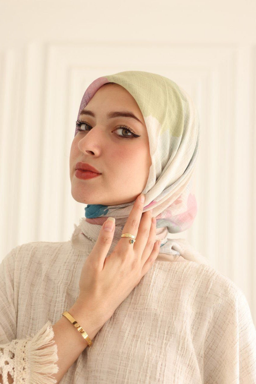 Square Printed Scarf 2