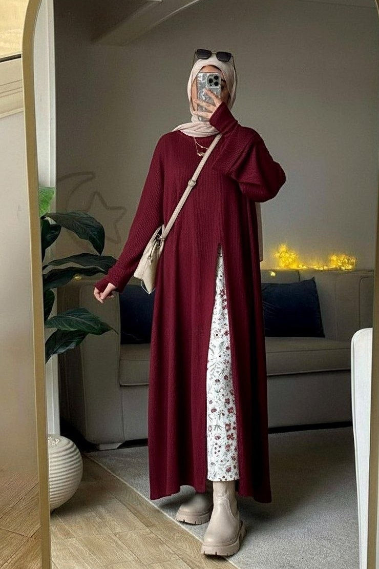 Three Pieces Skirt Set - Red