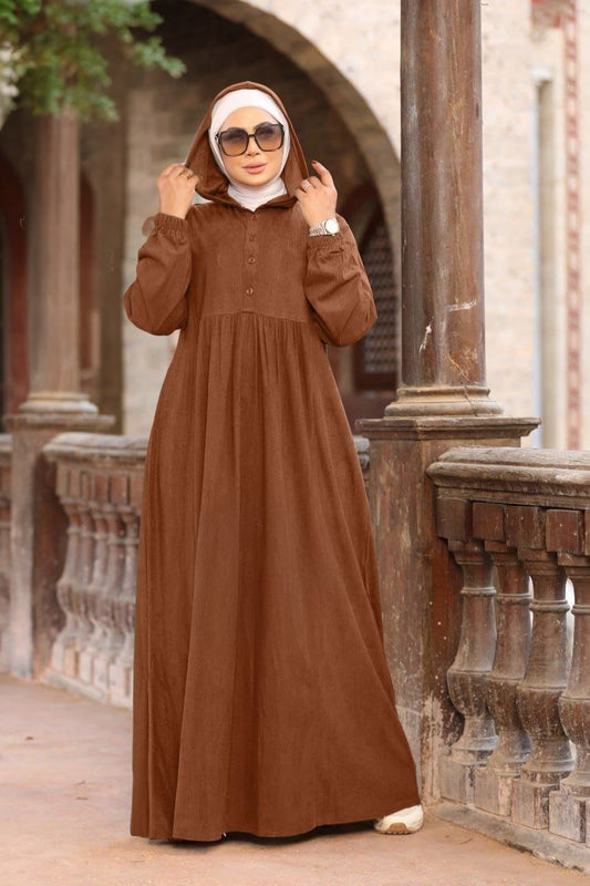 Hoodie Velvet Dress