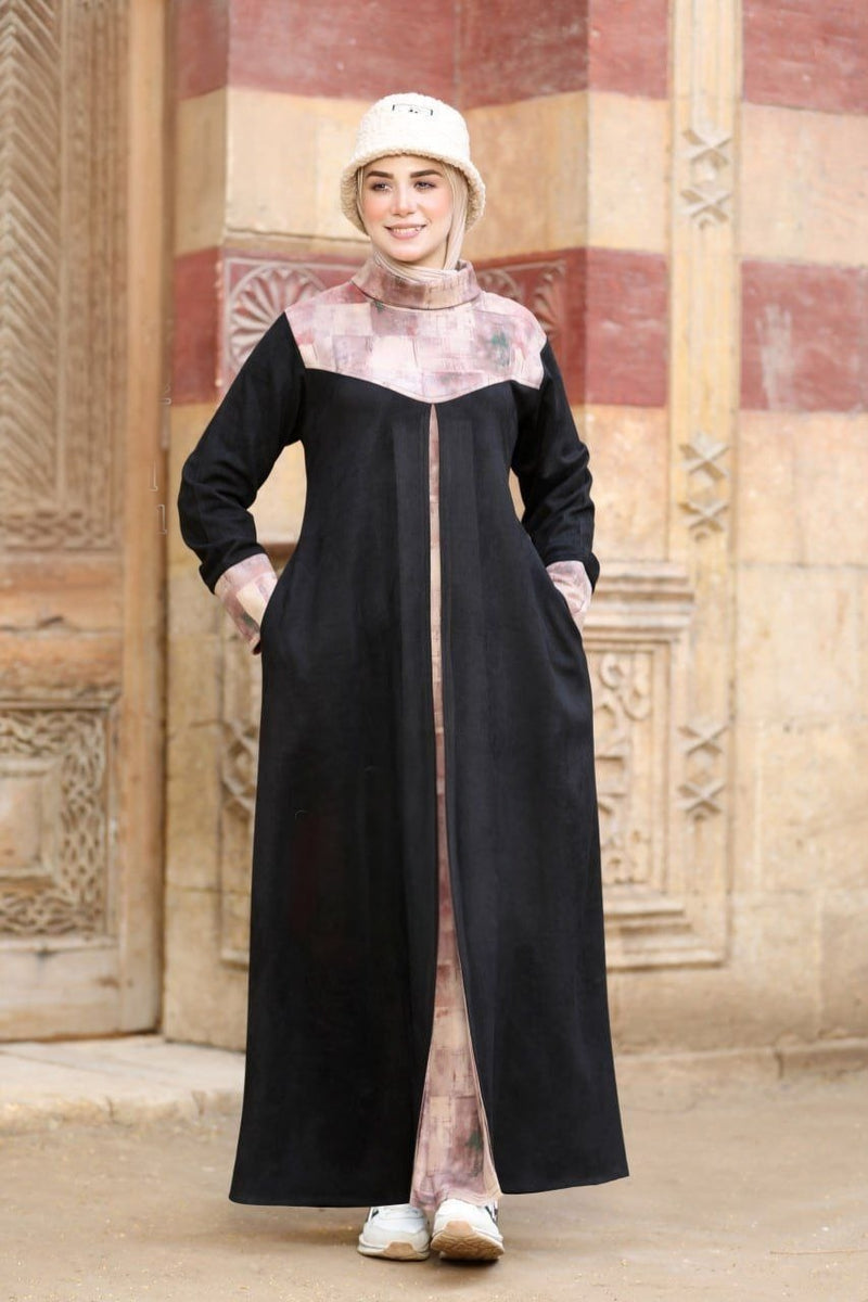 Colored Closed Abaya/Dress