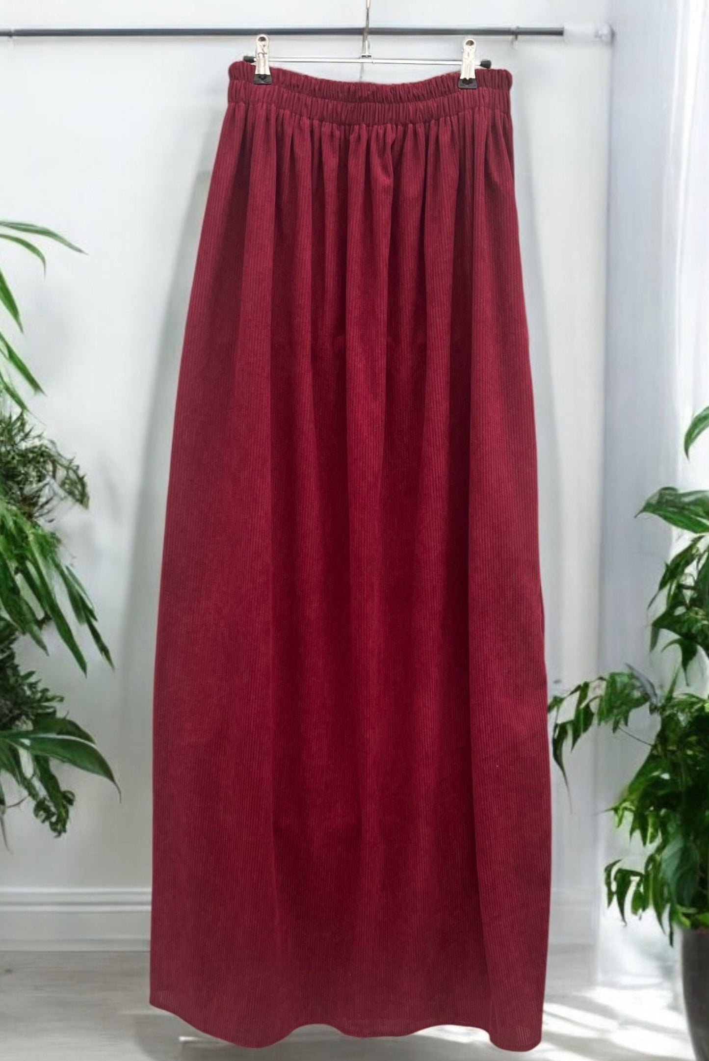 Winter Rib Velvet Skirt(4 colors)