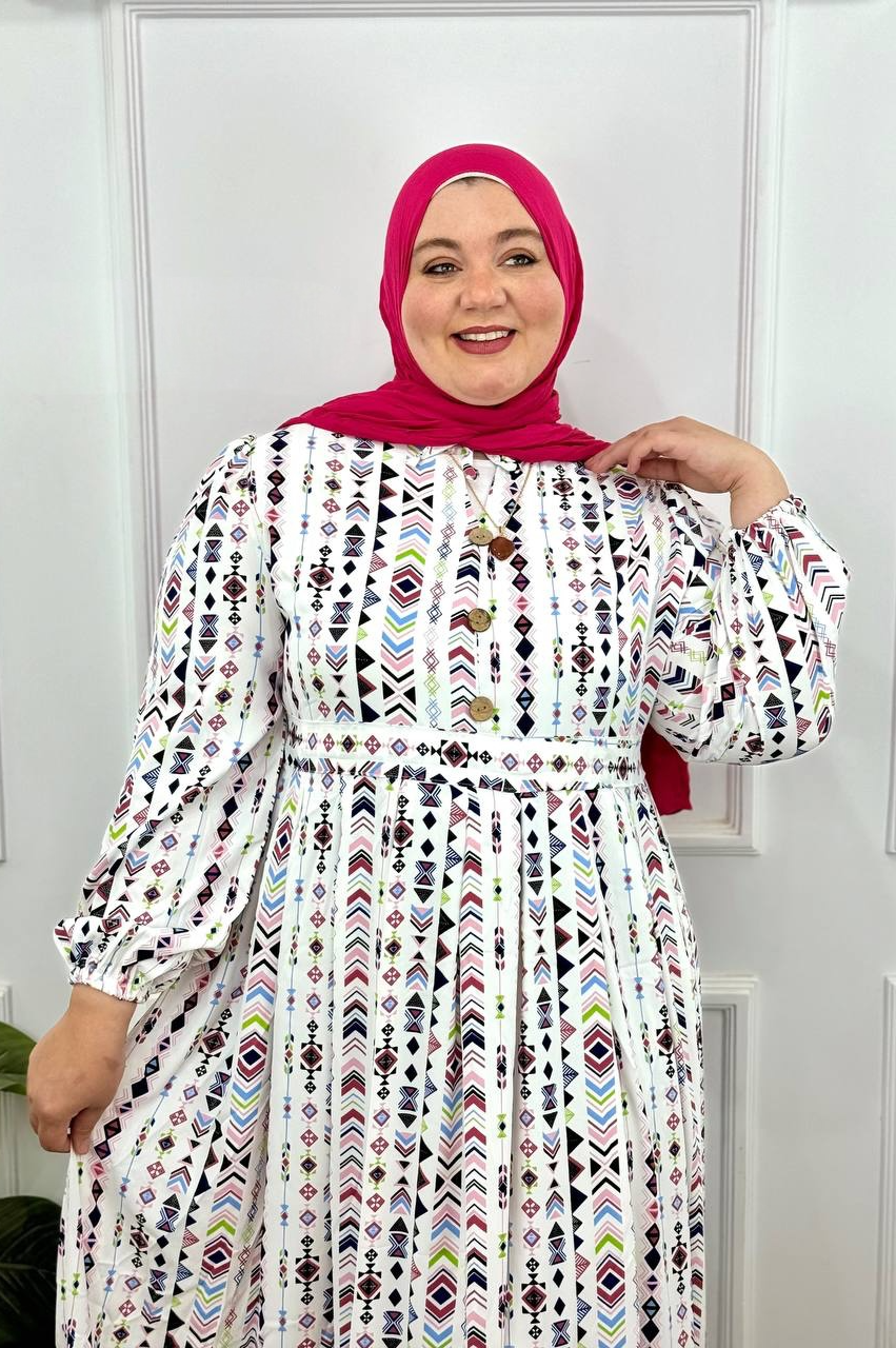 Plus size Printed Dress