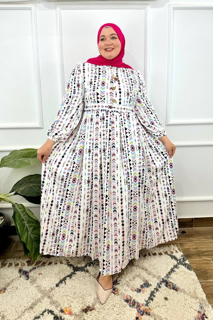 Plus size Printed Dress