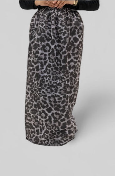 Black Printed Portable Prayer Skirt