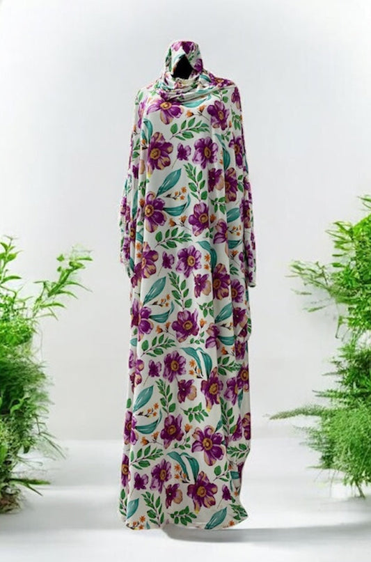 Flower Printed Prayer Dress
