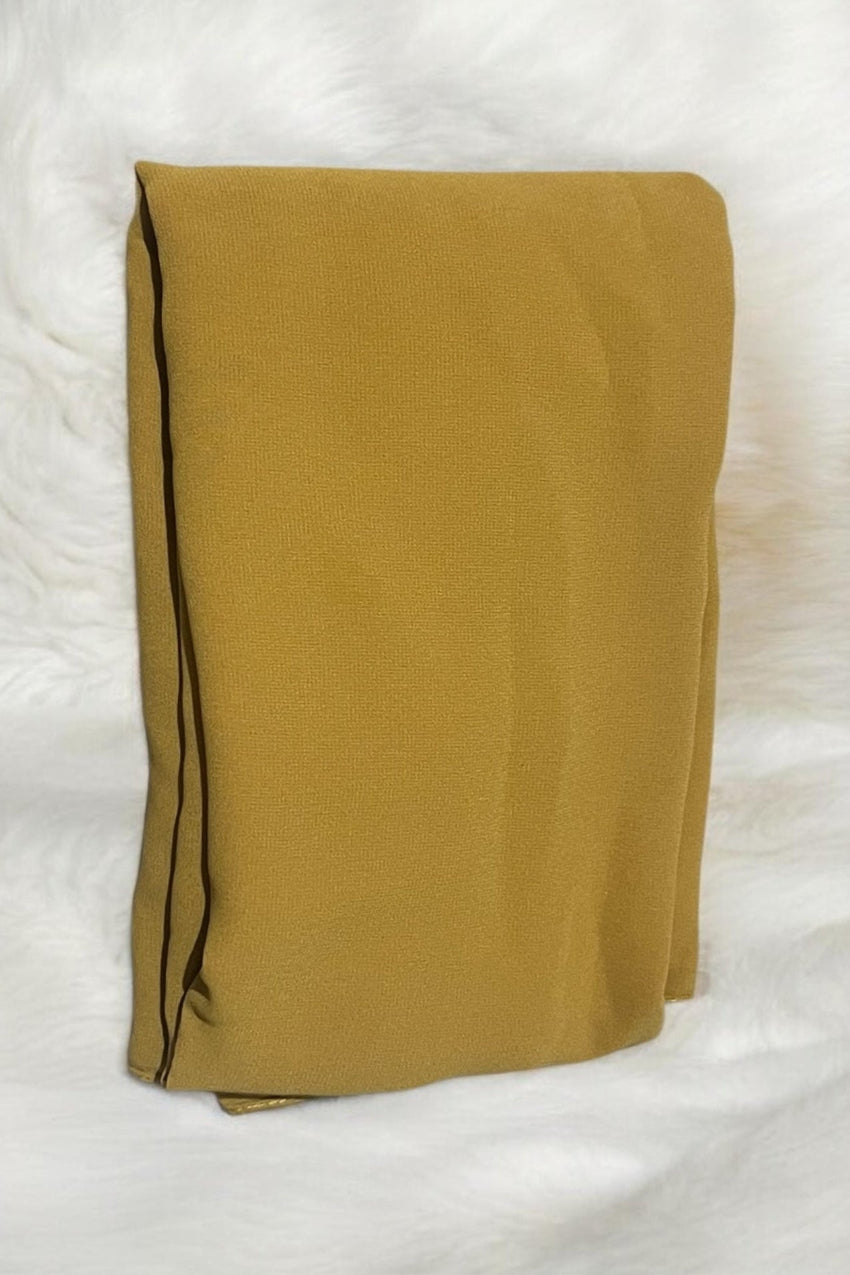 Hard Inner Cap Chiffon Scarf