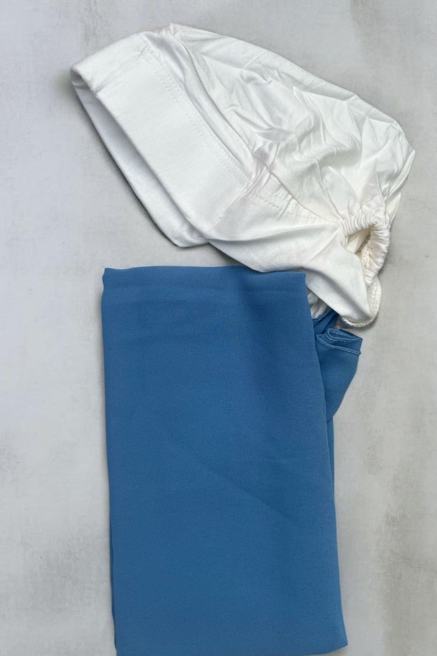 Hard Inner Cap Chiffon Scarf