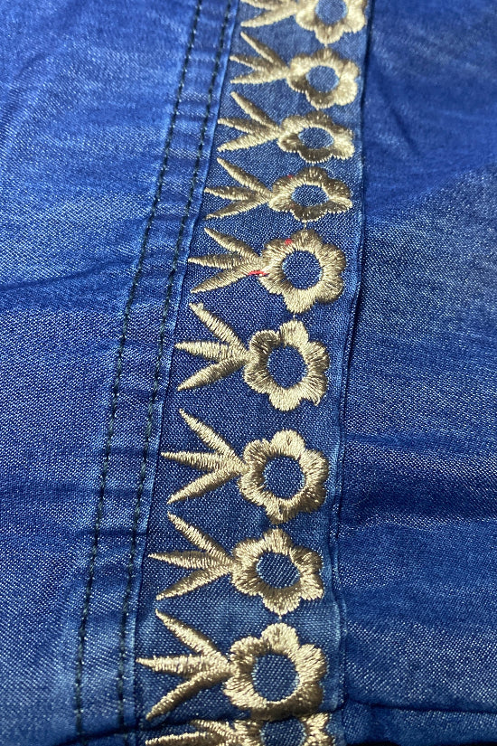Layered Jeans Dress